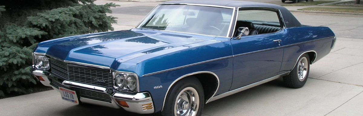 Blue 1970 Chevrolet Impala